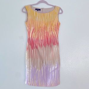 LAFAYETTE 148 New York Ombré Color Sheath Dress